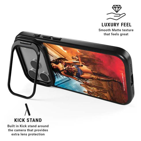 DC Comics Wonder Woman Main characters Poster iPhone 17 Pro Max Kickstand Case