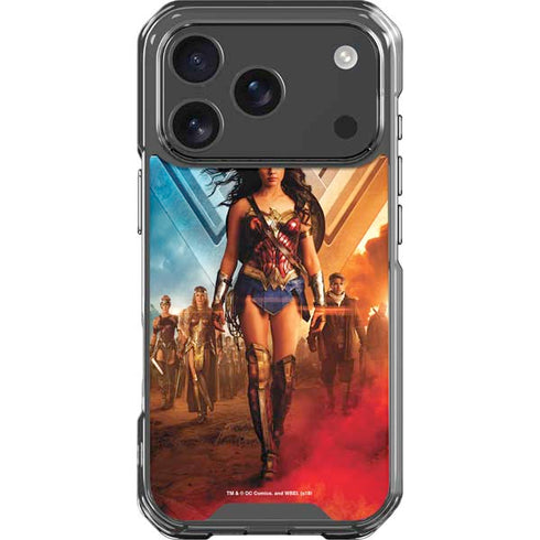 DC Comics Wonder Woman Main characters Poster iPhone 18 Pro Clear Case