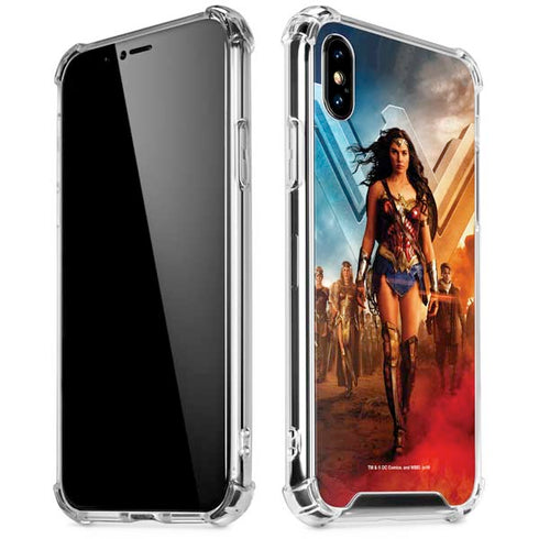DC Comics Wonder Woman Main characters Poster iPhone X/XS Clear Case