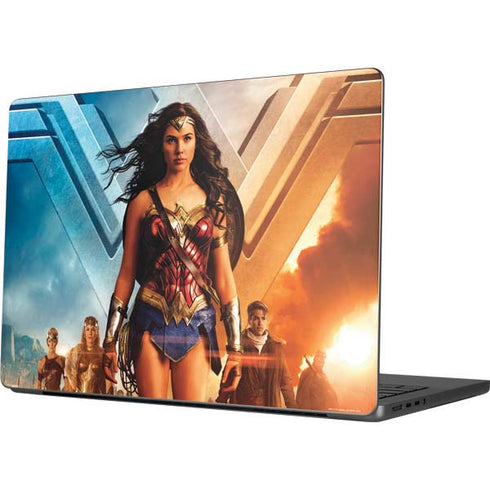 DC Comics Wonder Woman Main characters Poster Apple MacBook Pro 14-inch Skin