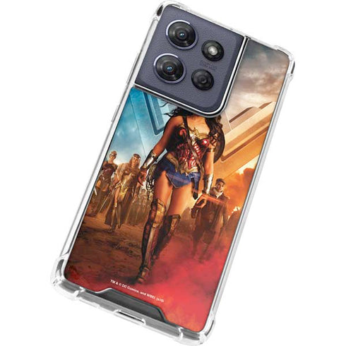 DC Comics Wonder Woman Main characters Poster Moto G Play 5G (2025) Clear Case
