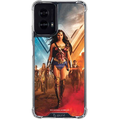 DC Comics Wonder Woman Main characters Poster Moto G Power 5G (2024) Clear Case