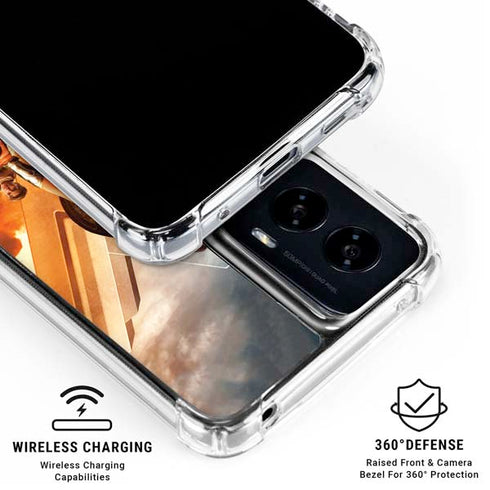 DC Comics Wonder Woman Main characters Poster Moto G Power 5G (2024) Clear Case