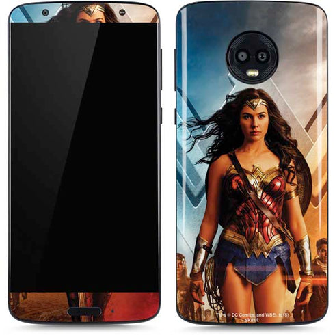 DC Comics Wonder Woman Main characters Poster Moto G6 Skin