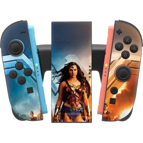 DC Comics Wonder Woman Main characters Poster Nintendo Switch 2 (2025) Joy-Con Controller Skin