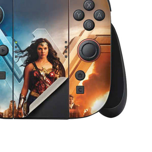 DC Comics Wonder Woman Main characters Poster Nintendo Switch 2 (2025) Joy-Con Controller Skin