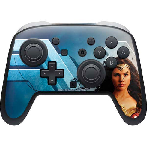 DC Comics Wonder Woman Main characters Poster Nintendo Switch 2 (2025) Pro Controller Skin