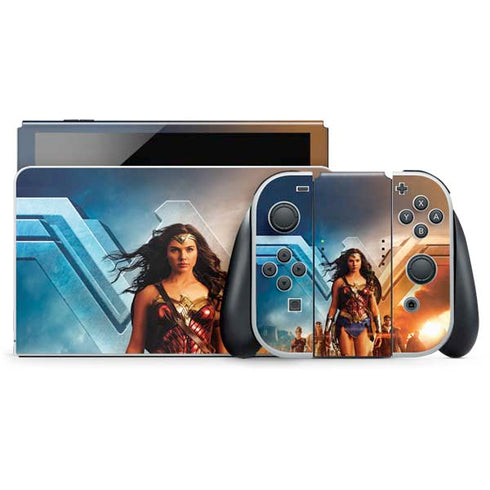 DC Comics Wonder Woman Main characters Poster Nintendo Skins