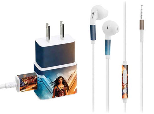 DC Comics Wonder Woman Main characters Poster Phone Charger Skin
