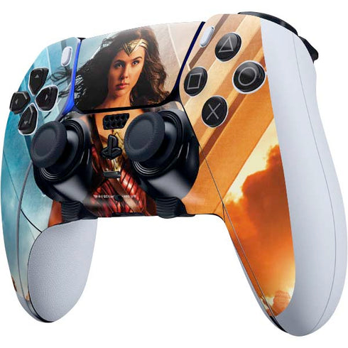DC Comics Wonder Woman Main characters Poster PS5 DualSense Edge Pro Controller Skin