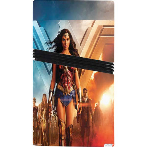 DC Comics Wonder Woman Main characters Poster PS5 Pro Console Skin
