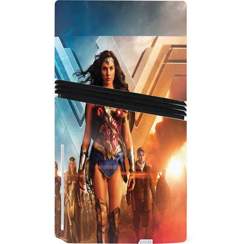 DC Comics Wonder Woman Main characters Poster PS5 Pro Disk Bundle Skin