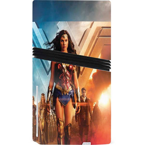 DC Comics Wonder Woman Main characters Poster PS5 Pro Disk Console Skin
