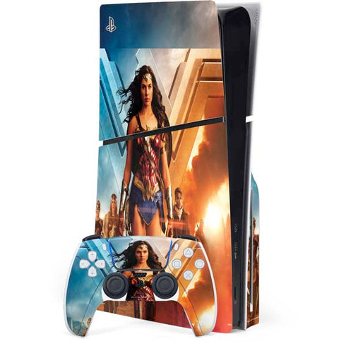 DC Comics Wonder Woman Main characters Poster PlayStation PS5 Skins