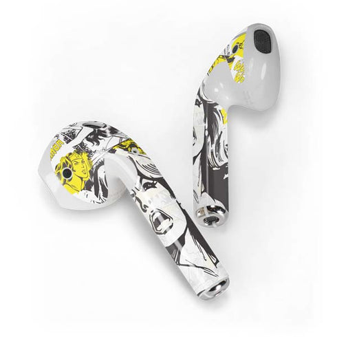 DC Comics Wonder Woman Vintage Comic Art Apple AirPods Skin