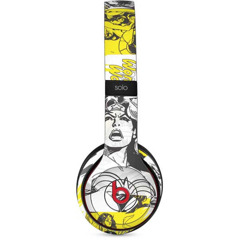 DC Comics Wonder Woman Vintage Comic Art Beats Solo 3 Wireless Skin