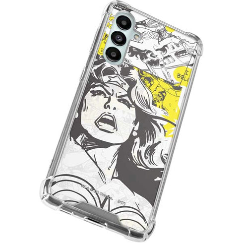 DC Comics Wonder Woman Vintage Comic Art Galaxy A16 5G Clear Case