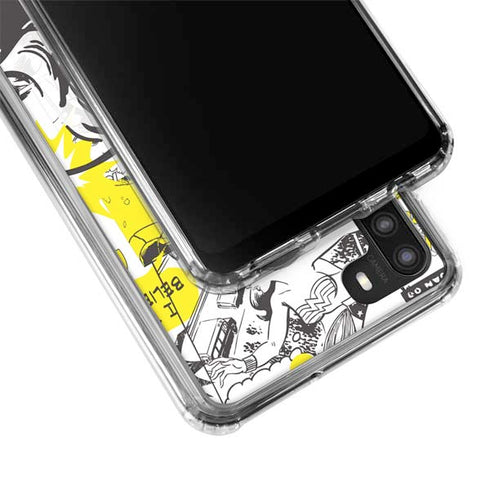 DC Comics Wonder Woman Vintage Comic Art Galaxy A21 Clear Case