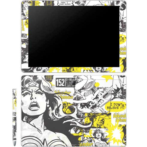 DC Comics Wonder Woman Vintage Comic Art Galaxy Book 12in Skin