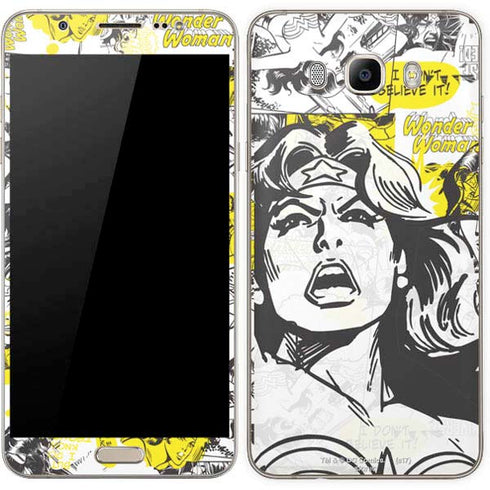 DC Comics Wonder Woman Vintage Comic Art Galaxy J7 Skin