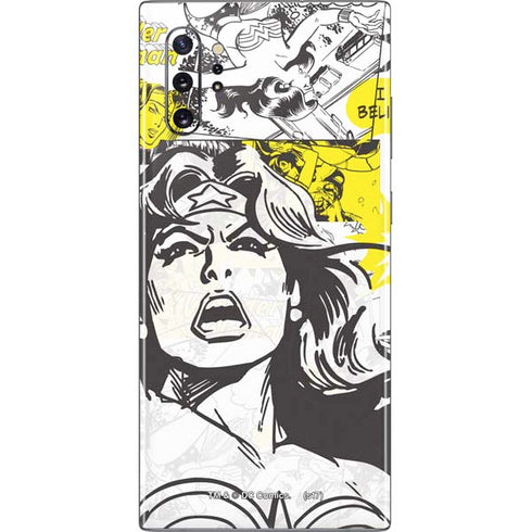 DC Comics Wonder Woman Vintage Comic Art Galaxy Note 10 Plus Skin