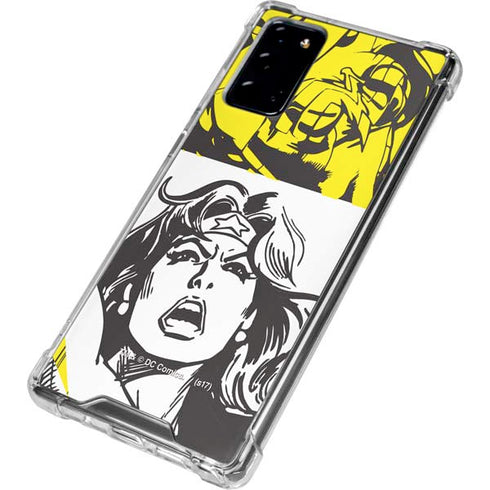 DC Comics Wonder Woman Vintage Comic Art Galaxy Note20 5G Clear Case