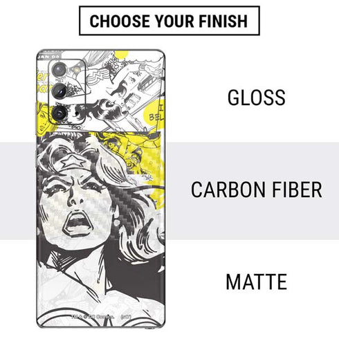 DC Comics Wonder Woman Vintage Comic Art Galaxy Note20 5G Skin
