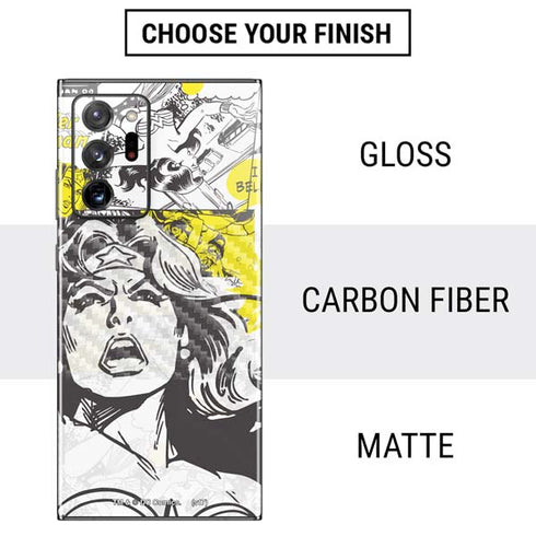 DC Comics Wonder Woman Vintage Comic Art Galaxy Note20 Ultra 5G Skin