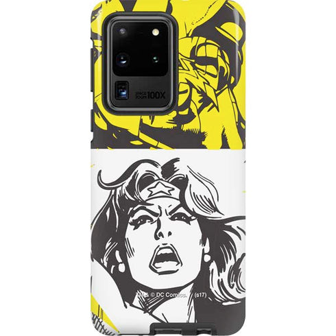 DC Comics Wonder Woman Vintage Comic Art Galaxy S20 Ultra 5G Pro Case