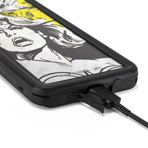 DC Comics Wonder Woman Vintage Comic Art Galaxy S20 Waterproof Case