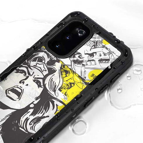 DC Comics Wonder Woman Vintage Comic Art Galaxy S20 Waterproof Case