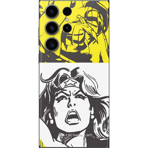 DC Comics Wonder Woman Vintage Comic Art Galaxy Skins