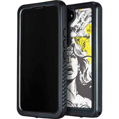 DC Comics Wonder Woman Vintage Comic Art Galaxy S24 Plus Waterproof Case