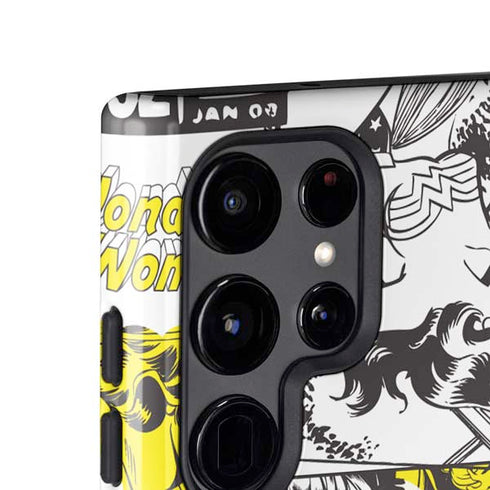 DC Comics Wonder Woman Vintage Comic Art Galaxy S25 Ultra Impact Case