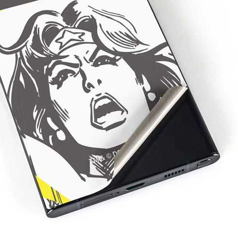 DC Comics Wonder Woman Vintage Comic Art Galaxy S25 Ultra Skin