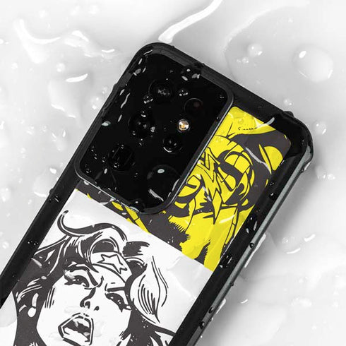 DC Comics Wonder Woman Vintage Comic Art Galaxy S24 Ultra Waterproof Case