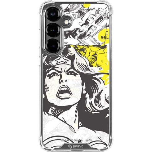 DC Comics Wonder Woman Vintage Comic Art Galaxy S26 Plus Clear Case