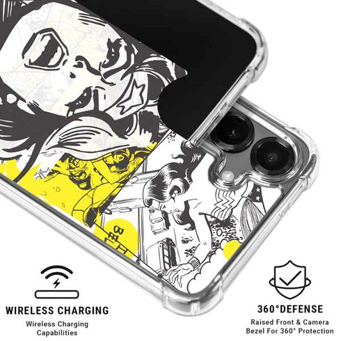 DC Comics Wonder Woman Vintage Comic Art Galaxy S26 Plus Clear Case