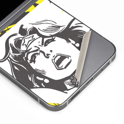 DC Comics Wonder Woman Vintage Comic Art Galaxy Z Flip6 Skin