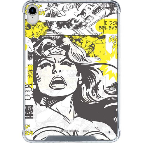 DC Comics Wonder Woman Vintage Comic Art iPad 11th Gen (2025) Clear Case