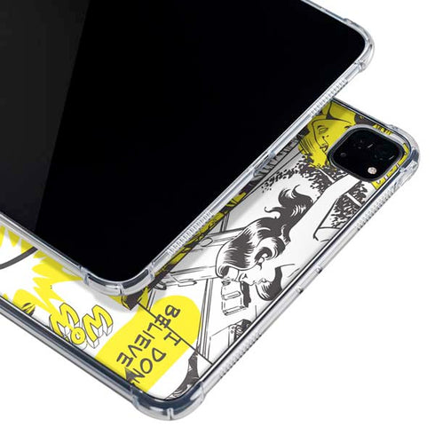 DC Comics Wonder Woman Vintage Comic Art iPad Pro 11in (2024) Clear Case