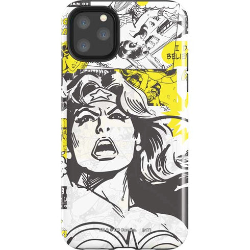 DC Comics Wonder Woman Vintage Comic Art iPhone Cases