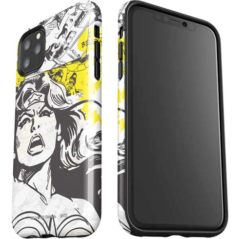 DC Comics Wonder Woman Vintage Comic Art iPhone 11 Pro Max Impact Case