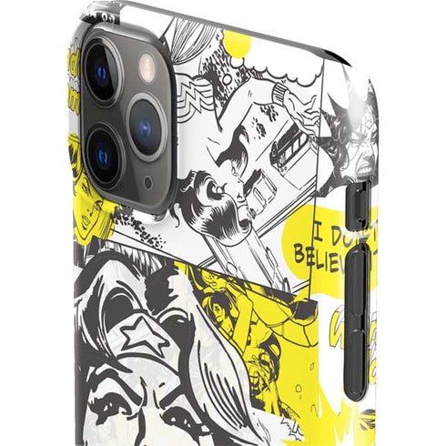 DC Comics Wonder Woman Vintage Comic Art iPhone 11 Pro Max Lite Case