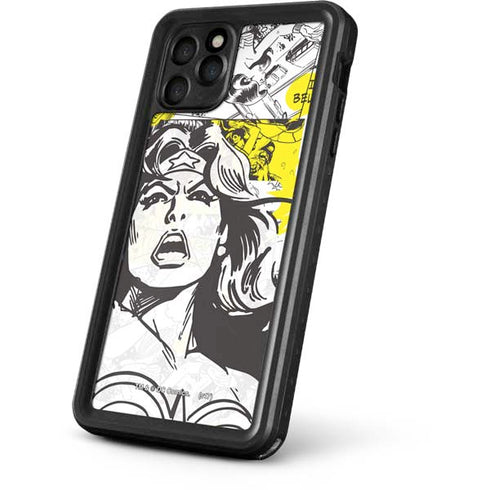 DC Comics Wonder Woman Vintage Comic Art iPhone 11 Pro Waterproof Case