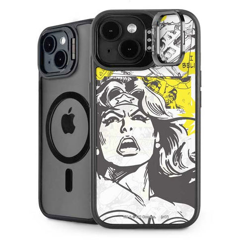 DC Comics Wonder Woman Vintage Comic Art iPhone 14 Plus Kickstand Case