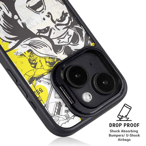 DC Comics Wonder Woman Vintage Comic Art iPhone 15 Kickstand Case
