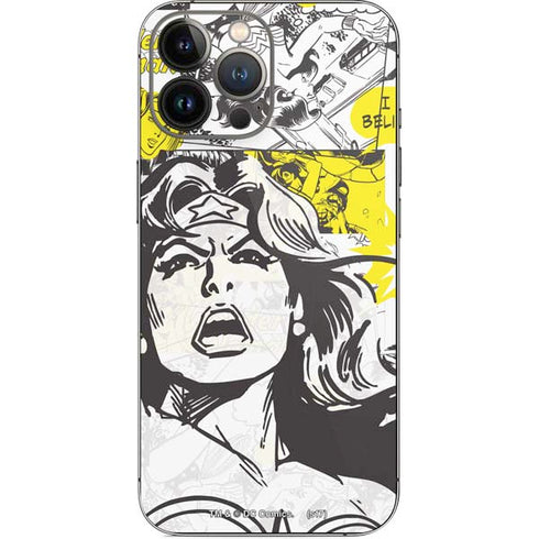 DC Comics Wonder Woman Vintage Comic Art iPhone 15 Pro Max Skin