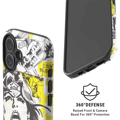 DC Comics Wonder Woman Vintage Comic Art iPhone 16 Plus Magsafe Impact Case