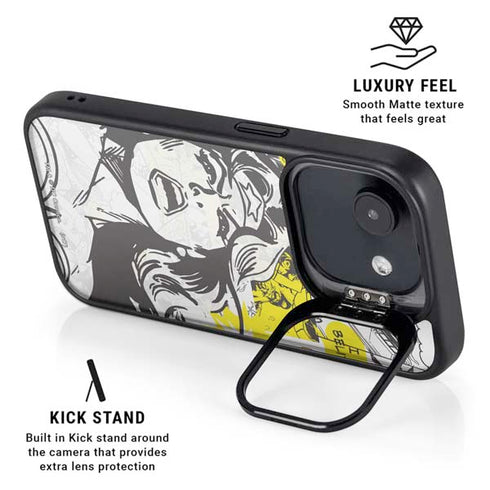 DC Comics Wonder Woman Vintage Comic Art iPhone 16e Kickstand Case